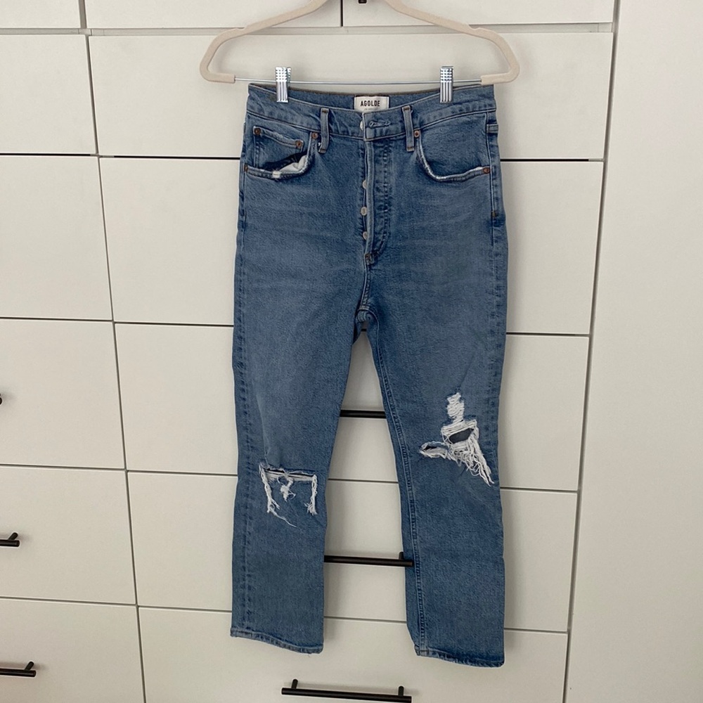 Agolde high rise jeans